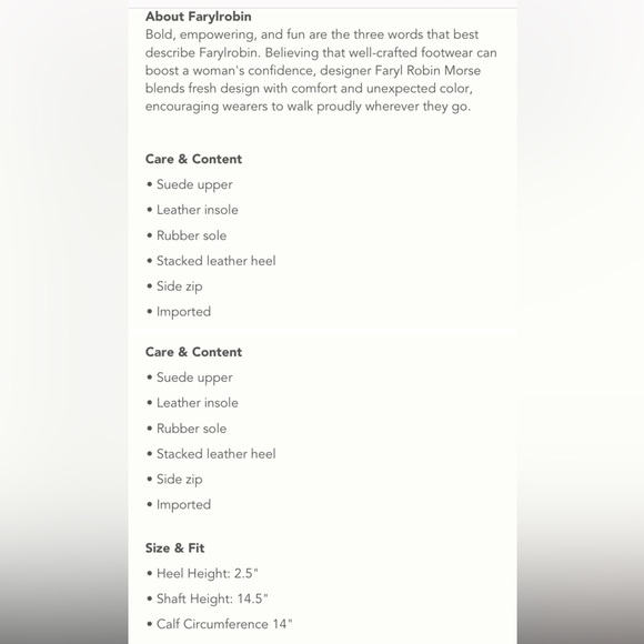 Farylrobin Suede Knee Boots from Anthropologie Size 9.5 👢 - Picture 8 of 8